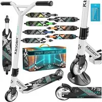 KESSER Stuntscooter X-Limit 360° Lenkung, ABEC9 Kugellagern, 100 mm PU Räder, Freestyle Kickscooter Funscooter für Kinder & Erwachsene