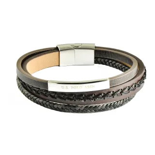 US Polo Assn Jewellery Harrison Lederarmband