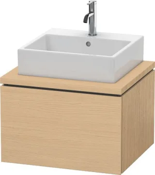 Duravit L-Cube Konsolenwaschtischunterbau wandhängend Natur Eiche Matt 620x547x400 mm - LC581003030 LC581003030