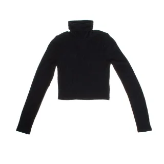 Kurzer Rollkragenpullover 468645 Mädchen