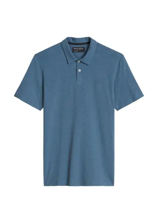 Marc OPolo Casual - Poloshirt Jersey slim Stormy Blue - Gr. - 3XL