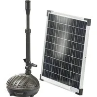 Heissner Springbrunnenpumpe Solar-Teichpumpen-Set 1000 l/h HYBRID (1-tlg)