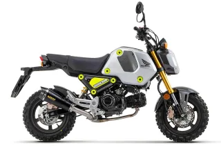 Sport Auspuff Arrow X-KONE BLACK Honda MSX 125 Grom Bj.2021-2024 Typ:JC92 EURO5 eintragungsfrei/ABE