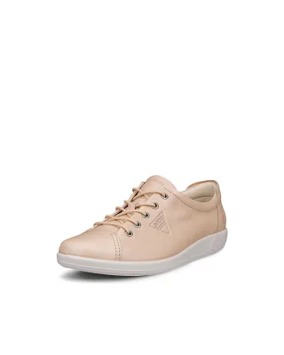 Ecco Sneaker "Soft 2.0", Freizeitschuh, Halbschuh, Schnürschuh mit Retro-Shilouette