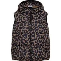 CECIL Steppweste TOS AOP Nylon Vest creamy mocha