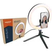 Grundig Ringlicht Grundig Selfie Ringlicht 10 Zoll - Ringlicht mit Stativ