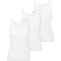 Ladeheid Unterhemd Trägertop Damen Baumwolle Set 3 Stück LA40-262 (Set, 3er-Pack)