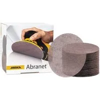 Mirka Schleifpapier Abranet Schleifgitter, (50 St), Ø 125mm für Holz, Spachtel, Lack, Kunststoff - Exzenterschleifer
