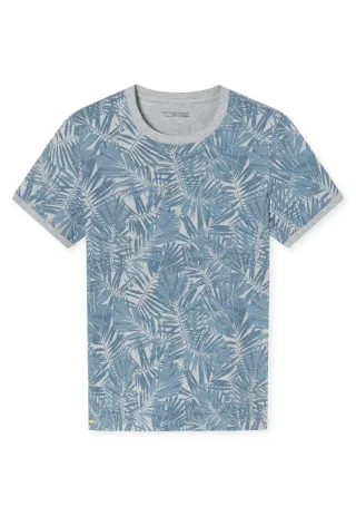SCHIESSER - T-Shirt Rundhals grau-mel. - Gr. - 48