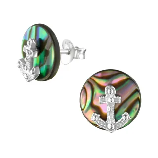 Anker Ohrringe aus 925 Silber