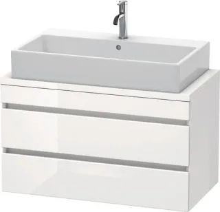 Duravit DuraStyle Konsolenwaschtischunterbau wandhängend Weiß Hochglanz 900x478x512 mm - DS530802222 DS530802222