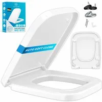 KESSER WC-Sitz, Toilettendeckel mit Absenkautomatik & Softclose aus Duroplast