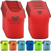 German Wear Trainingsleibchen GWLB01 6er Pack (Spar-Set, 6er-Pack) 6er pack Fußball Leibchen Trainingsleibchen