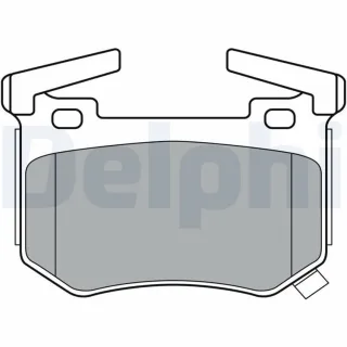 Delphi Bremsbel?ge hinten Kia Stinger 3,3