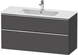 Duravit D-Neo Waschtischunterbau wandhängend Graphit Matt 1210x462x625 mm - DE4364010490000 DE4364010490000