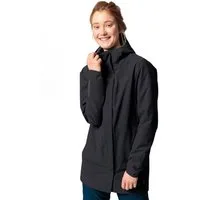 VAUDE Funktionsmantel WOMEN'S CYCLIST PADDED PARKA II wasserdicht, winddicht, atmungsaktiv, mit reflektierenden Details