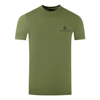 Aquascutum Herren London Aldis Logo T-Shirt (Grün)