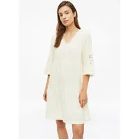 s.Oliver Minikleid Kleid Musselin-Kleid mit Spitzendetails