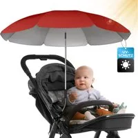 Styngard Kinderwagenschirm Sonnenschirm Kinderwagen UV Schutz 50+ / 70 cm Durchmesser