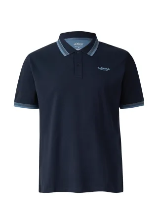 s.Oliver - Polo-Shirt blau - Gr. - 3XL