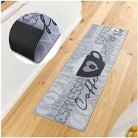 HANSE Home Küchenläufer I Like Espresso, rechteckig, Höhe: 3 mm, Läufer, Rutschfest, Küchenteppich, Küche, Teppich, Pflegeleicht