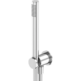 Steinberg Serie 340 Handbrausegarnitur 3401670 mit Metall-Stabhandbrause, Brauseschlauch 1500mm, chrom