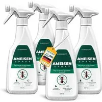 Silberkraft Insektenspray Ameisenspray, hochwirksames Mittel gegen Ameisen in Haus & Garten, 500 ml, Effektive Ameisenabwehr, Langzeitschutz, Höchste Qualität, 4-St., Sofort & Langzeitwirkung, Vielseitige Anwendung, Made in Germany, Sofort & effektiv
