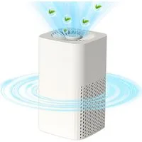 MOPUEA Luftreiniger Luftreiniger Diffuser HEPA-Filter USB leise für Büro/Zuhause, 3-Stufen-Filter, HEPA, leise unter 30 dB, USB, Aromadiffuser