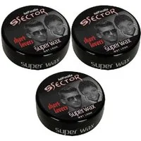 Sector Haarwachs 3x Sector Super Wax Wet Look 150ml, 3-tlg.