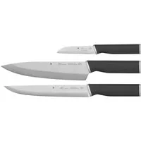 WMF Messer-Set Kineo (Set, 3-tlg., Kochmesser 33 cm, Fleischmesser 33 cm, Gemüsemesser 20,3 cm), Messerklingen aus Spezialklingenstahl, Made in Germany