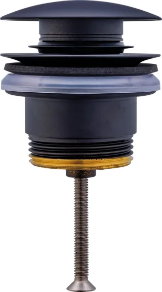 Duravit Push-open Ventil Schwarz Matt 63,5x63,5x95 mm - 0050524600 0050524600