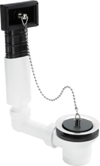 Viega Ab- und Überlaufgarnitur 7462.71 in G1 1/2 x 70mm Kunststoff weiss 100834