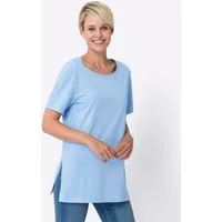 Sieh an! T-Shirt Longshirt Kurzarm