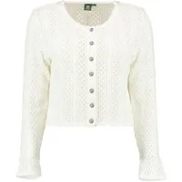 OS Trachten Strickjacke Gnoyor Trachtenjacke mit Zopfmuster