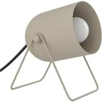 EGLO Tischleuchte TILSTON Tischlampe - Stahl - E14 - 1X8W - IP20, Ein-/Ausschalter, ohne Leuchtmittel, Nachttischlampe, Leselampe, Wohnzimmerlampe, L12,5 x B10,8 x H14,5 cm