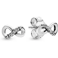 Pandora Paar Ohrstecker 298820C01, für Damen Funkelnde Unendlichkeit