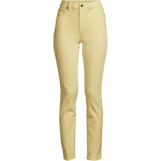 Slim Fit Öko Jeans High Waist für Damen in Plus-Größe, Damen, size: plus, Blau, Elasthan/Baumwoll-Mischung/Polyester-Mischung, by Lands' End
