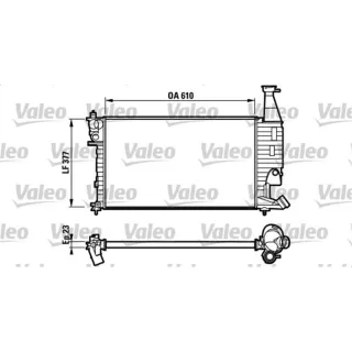 Valeo Motork?hler Citroen Berlingo Peugeot Partner 732563
