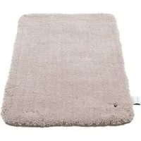 TOM TAILOR HOME Badematte Cozy Bath UNI, Badvorleger, Badezimmer Teppich, Höhe 27 mm, rutschhemmend beschichtet, fußbodenheizungsgeeignet, Polyester, rechteckig, Badteppich, Uni Farben, rechteckig, in rund & oval erhältlich