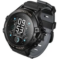 hoco. Y107 Kinder Smartwatch (1,28 Zoll, geschlossenes Echtzeit-Betriebssystem (RTOS), 4G GPS Uhr Telefon Videoanruf Ortung SOS Kinderuhr SIM Karte Schwarz