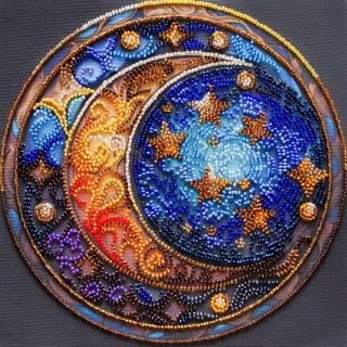 Perlen-Stickbild "Magical Dreams", 20 x 20 cm