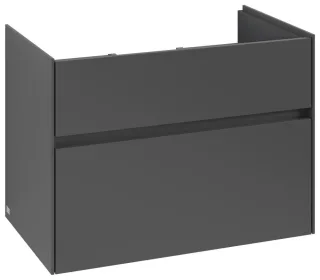 Villeroy & Boch Waschtischunterschrank Collaro 754x546x444mm 2 Ausz. Waschbecken mittig Graphite C01000VR