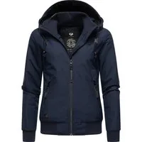 Ragwear Winterjacke Nuggie Melange stylische, melierte Damen Freizeitjacke
