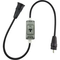 Schellcount Schalter mobiler FI-LS Schalter mit Schuko Verbindungen