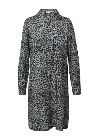 comma - Kleid schwarz/grau - Gr. - 34