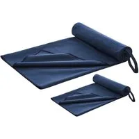 Blumtal Handtuch Fitness Handtuch im 2er Set, Mikrofaser Sporthandtuch Fitnessstudio, Mikrofaser (2-St), 80 x 40 cm