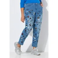 Angel of Style Regular-fit-Jeans Boyfriend-Jeans 5-Pocket Alloverdruck