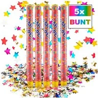 Goods+Gadgets Konfetti GOODS+GADGETS Konfetti Kanone Blaster 100 cm – Party Popper XXL, Konfetti-Shooter Party Popper