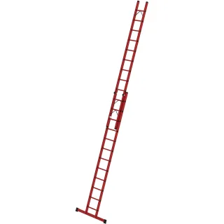 Munk Sprossen-Schiebeleiter 2-teilig GFK mit Standard-Traverse - 036612