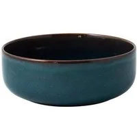 Villeroy & Boch Müslischale Bol 16cm Crafted Denim, Premium Porcelain, Buddha Bowl, Poké Bowl, Müslischale, 780 ml, Ø16cm, Premium Porcelain